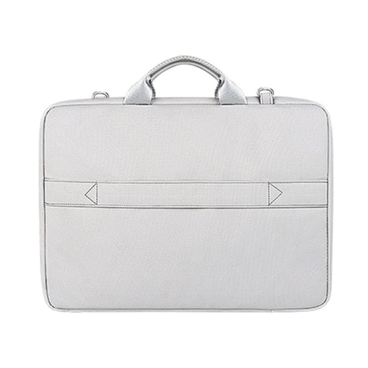 ST11 Polyester Thickened Laptop Bag, Size:13.3 inch(Silver Gray) by bashfashion