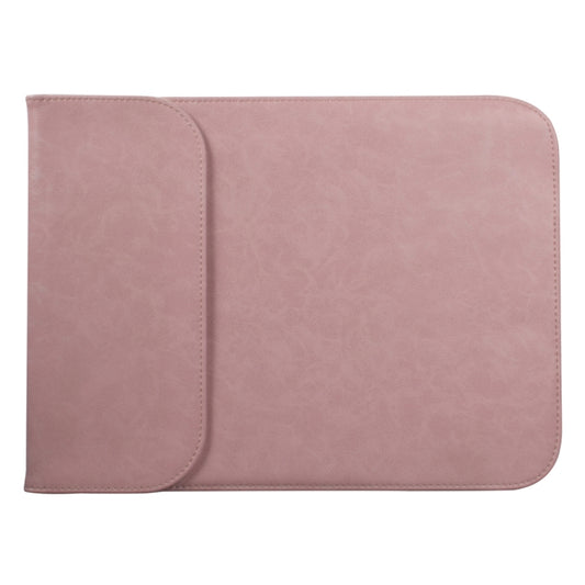 13.3 inch PU + Nylon Laptop Bag Case Sleeve Notebook Carry Bag, For MacBook, Samsung, Xiaomi, Lenovo, Sony, DELL, ASUS, HP(Pink) by bashfashion
