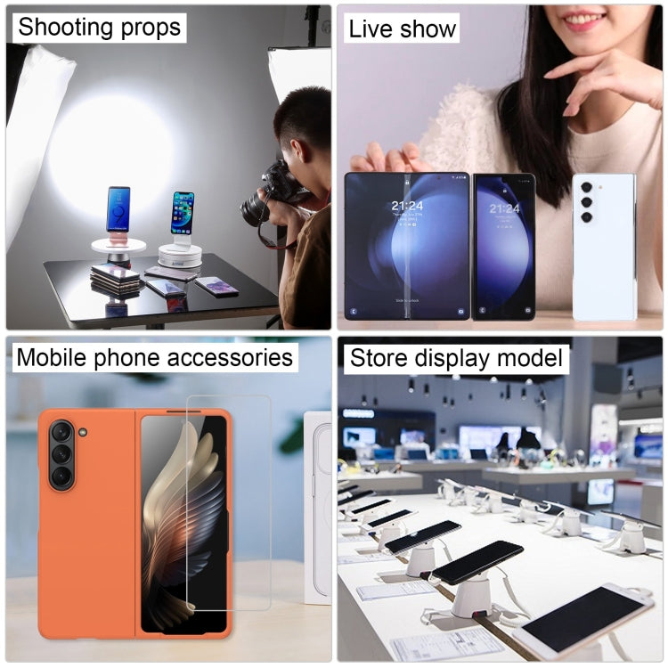 For Samsung Galaxy Z Fold5 Color Screen Non-Working Fake Dummy Display Model (White) by bashfashion