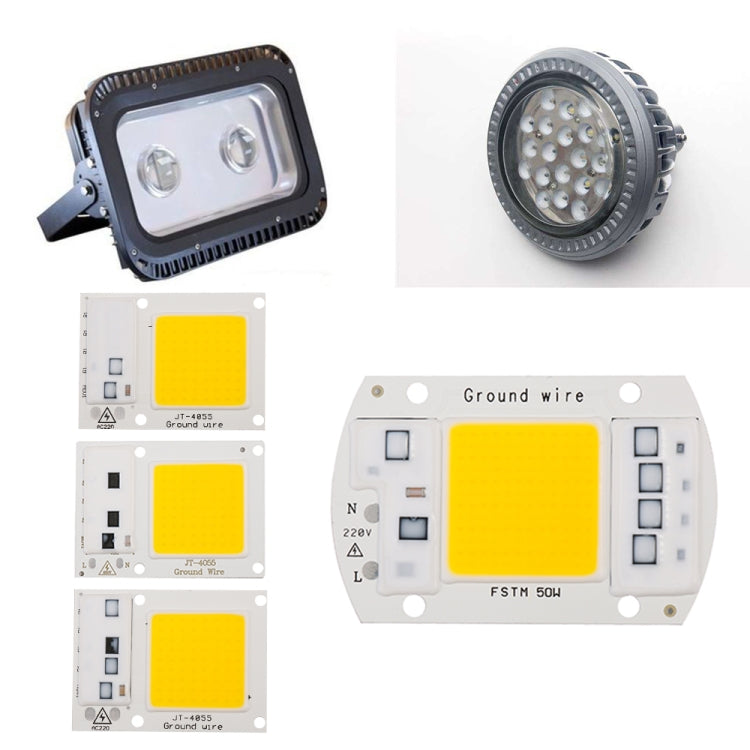 High Power 220V LED FloodlightCool/Warm White COB LED Chip IP65 Smart IC Driver Lamp(15W warm white) by bashfashion
