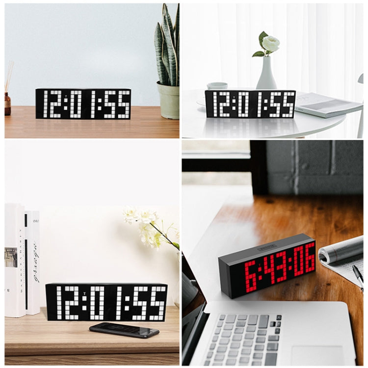 Digital Electronic Alarm Clock Creative LED Desk Clock US Plug, Style:4 Digits 7 Segments(Green Light) by bashfashion