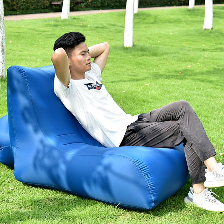 BB1803 Foldable Portable Inflatable Sofa Single Outdoor Inflatable Seat, Size: 90 x 70 x 65cm(Gray) by bashfashion