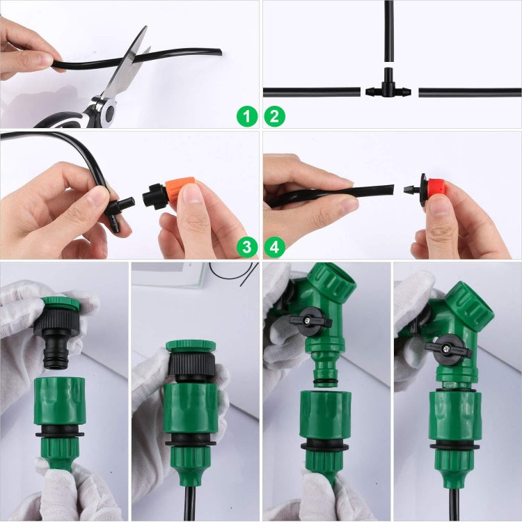 149 In 1 30m Adjustable Dripper DIY Automatic Watering Device Drip Irrigation Kit by bashfashion