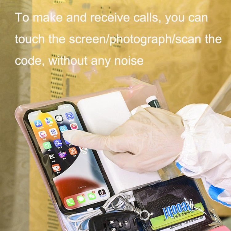 Tteoobl T-019A Sundries Storage Bag Phone Waterproof Shoulder Messenger Bag, Size: One Code(Pink) by Tteoobl