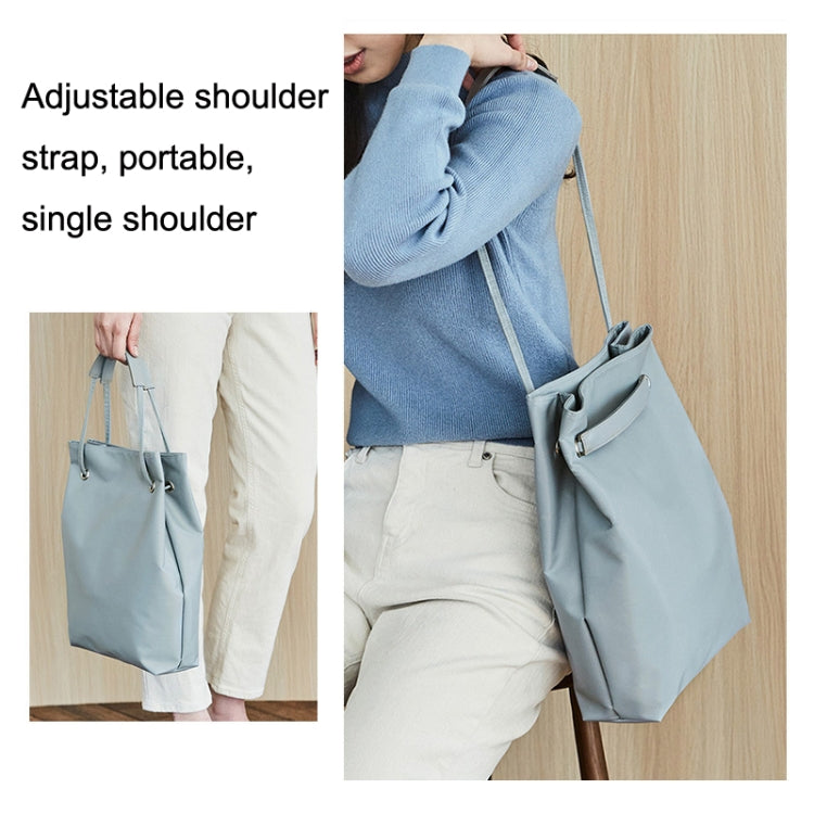For Apple Macbook Shoulder / Handheld / Messenger Computer Bag, Size: Small(Lake Blue) by bashfashion