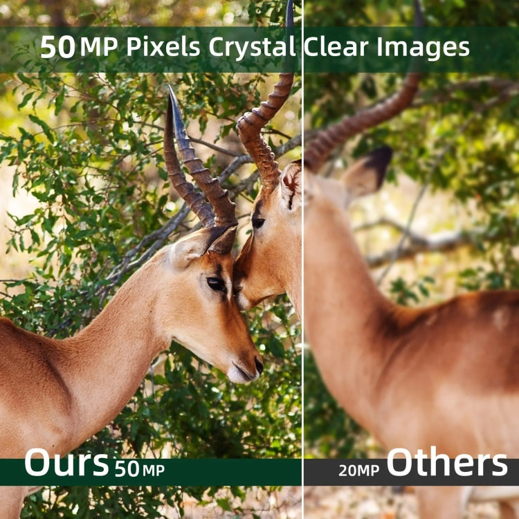 HC-940A-Li 50MP+4K Outdoor Rain Fog Prevention Infrared Tracking Hunting Camera With EU Plug Adapter by bashfashion