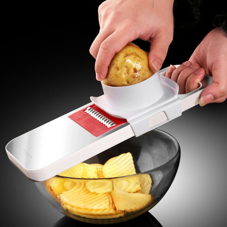 Kacheeg Multifunctional Vegetable Chopper Kitchen Scrubbing And Shredding Slicing Utensils, Specification: 3 In 1 by Kacheeg