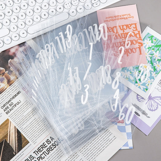 25sheets /Set A5 6 Holes Save Money Challenge Envelopes Replacement Inner Page, Spec: Set 1 by bashfashion