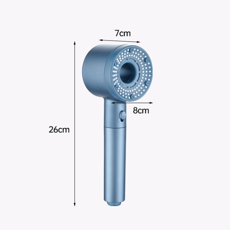 High-Pressure Handheld Shower Head With 5 Spray Modes Filtered Showerhead, Spec: Basic Gray by bashfashion