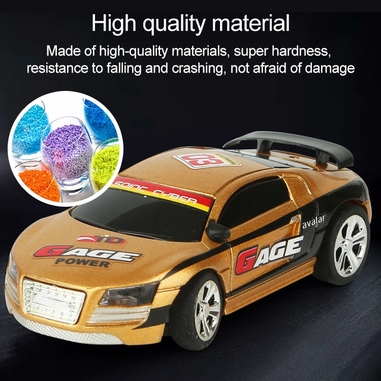 Coke Can Mini RC Car Radio Remote Control Micro Racing Car(Blue) by bashfashion