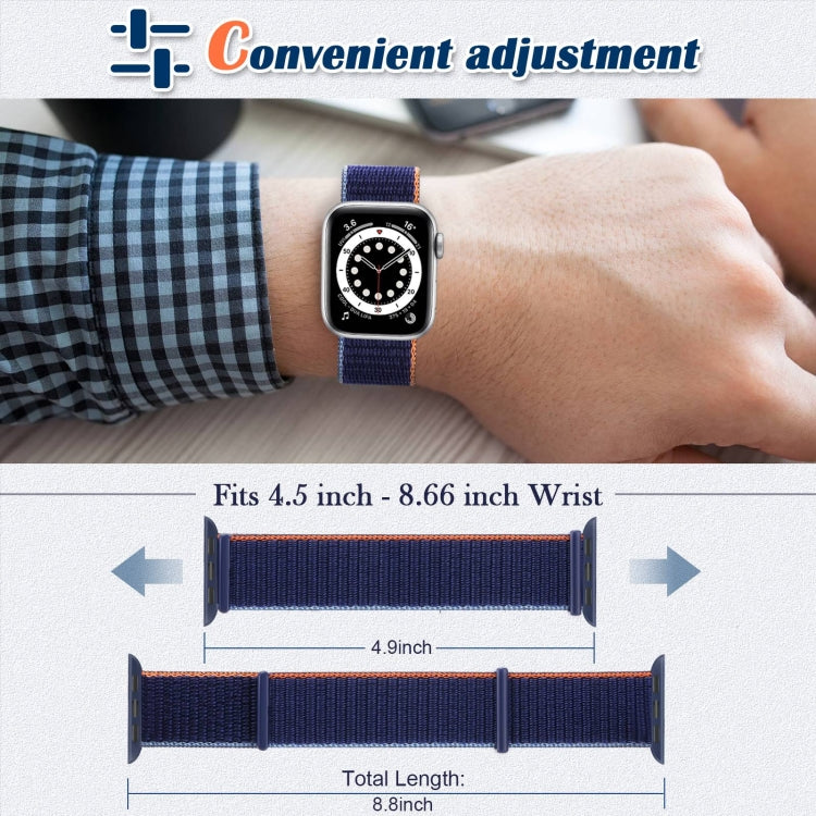 Hook and Loop Fastener Dual Section Watch Band For Apple Watch Ultra 49mm&Watch Ultra 2 49mm / Series 9&8&7 45mm / SE 3&SE 2&6&SE&5&4 44mm / 3&2&1 42mm(Black) by bashfashion