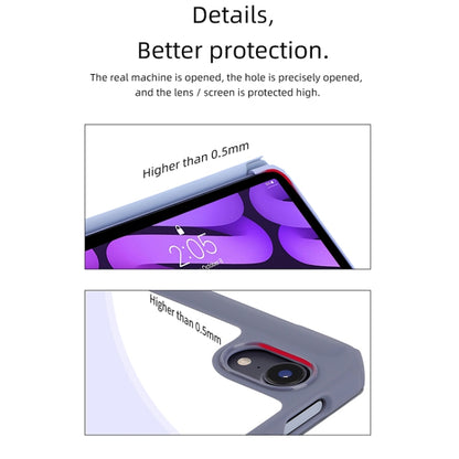 For iPad mini 6 / mini 2024 Mutural Pinyue Series Horizontal Flip Tablet Case with Holder & Pen Slot & Sleep / Wake-up Function(Dark Green) by Mutural