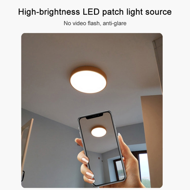 Macaron LED Round Ceiling Lamp, 3-Colors Light, Size:78cm(Pink) by bashfashion