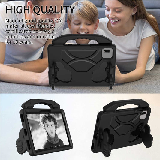 For Samsung Galaxy Tab S7 / S8 Children EVA Shockproof Tablet Case with Thumb Bracket(Black) by bashfashion