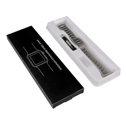 Double Rows Metal Watch Band For Apple Watch 5 40mm(Titanium) by bashfashion