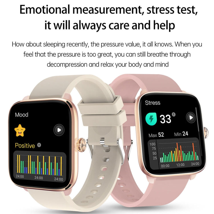 T20 1.96 inch IP67 Waterproof Silicone Band Smart Watch, Supports Dual-mode Bluetooth Call / Heart Rate Monitoring(Blue) by bashfashion