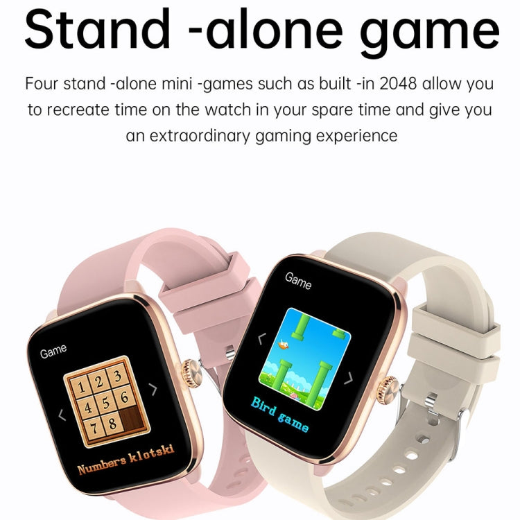 T20 1.96 inch IP67 Waterproof Silicone Band Smart Watch, Supports Dual-mode Bluetooth Call / Heart Rate Monitoring(Blue) by bashfashion