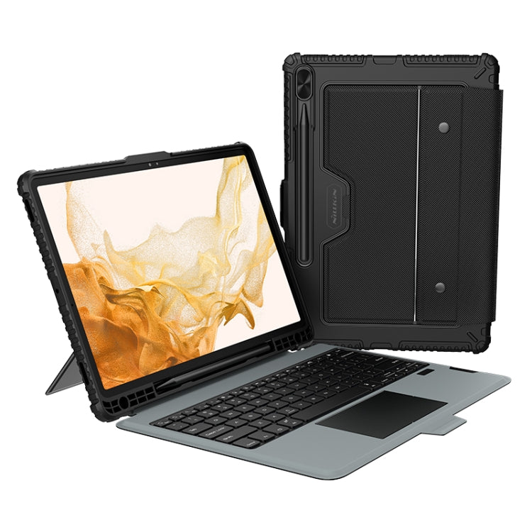 For Samsung Galaxy Tab S8+/S8+ 5G/S7+/S7 FE Nillkin Bumper Combo Keyboard Case with Backlight by NILLKIN