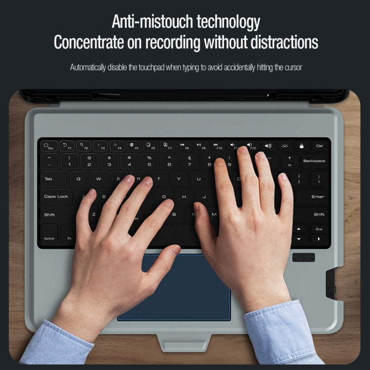 For Samsung Galaxy Tab S8+/S8+ 5G/S7+/S7 FE Nillkin Bumper Combo Keyboard Case with Backlight by NILLKIN