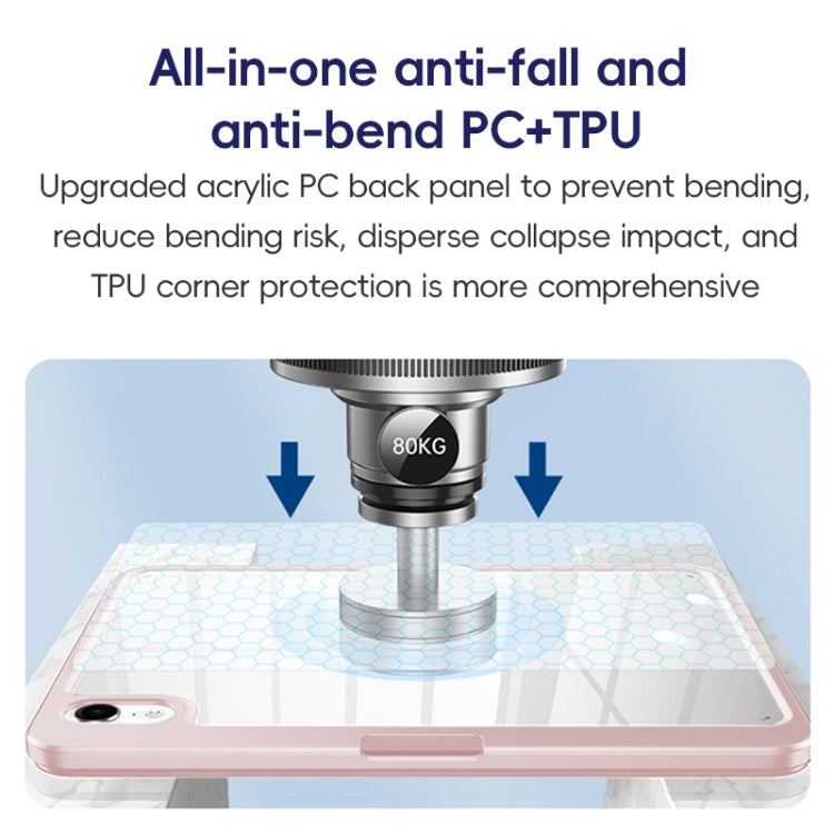 For iPad Pro 11 2022 / 2021 / 2020 ZGA Tri-Fold 360 Rotation Smart Leather Tablet Case(Black) by ZGA