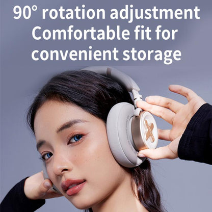 Dmooster D19 Pro ANC and EDC Noise Reduction Bluetooth Headphones(Grey) by D MOOSTER