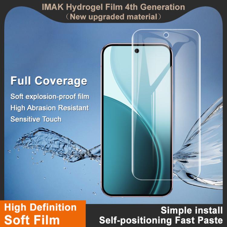 For Google Pixel 10 / 10 Pro imak 4th Generation Full Coverage Screen Hydrogel Film, Support Fingerprint Unlocking by imak