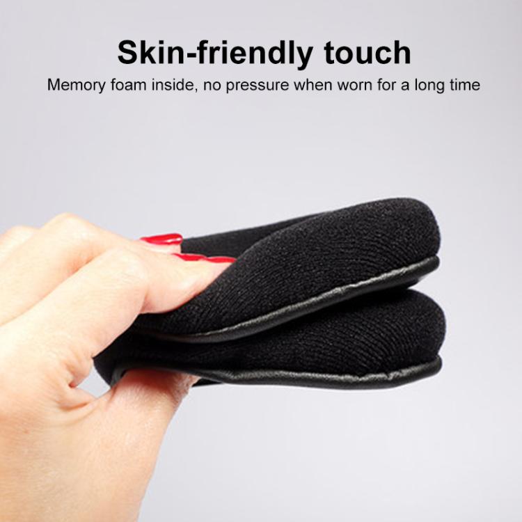 1 Pair Insert Replacement Earpads For Logitech G Pro X, Material:Ice Silk Fabric(Black) by bashfashion