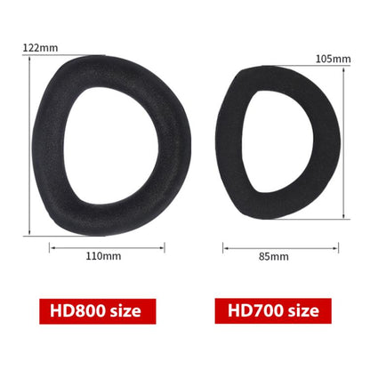 1 Pair Snap-on Replacement Earpads For Sennheiser HD800 / HD800S, Material:Splicing Nano(Black) by bashfashion