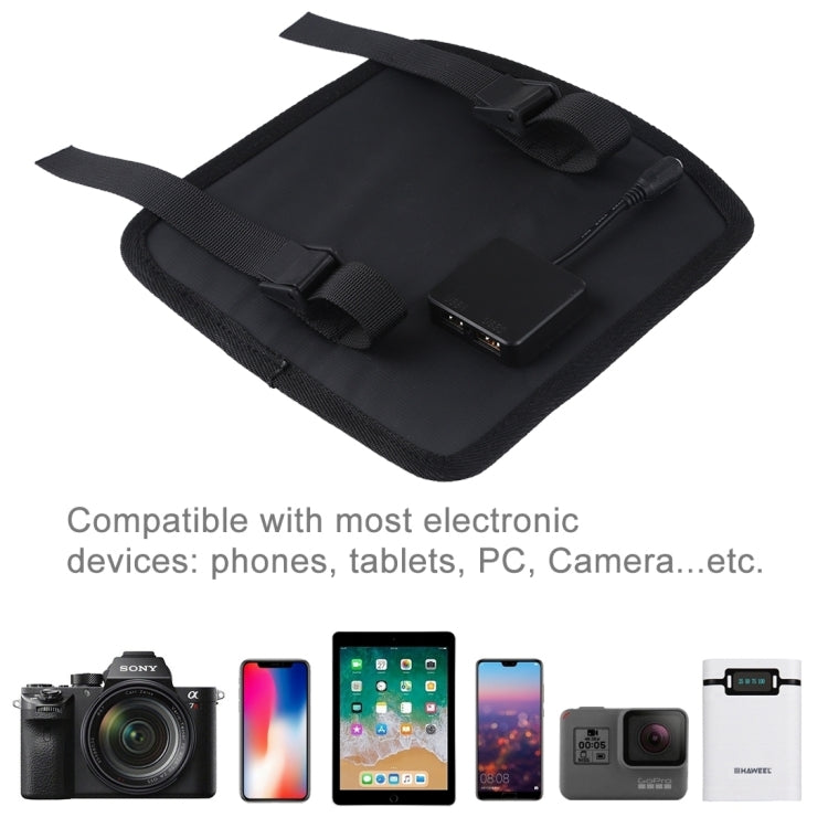 HAWEEL 42W Foldable Umbrella Top Solar Panel Charger with 5V 3.0A Max Dual USB Ports, Support QC3.0 / FCP / SCP/ AFC / SFCP Protocol by HAWEEL