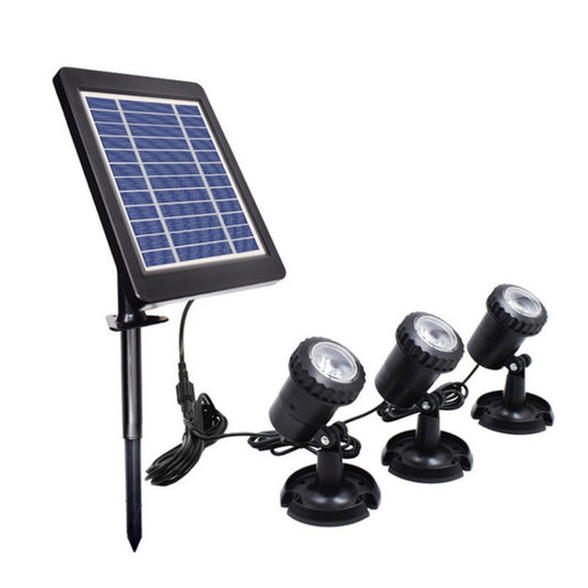 3 In 1 Warm Light Lawn Insertion Pool Diving Solar Spotlight by bashfashion
