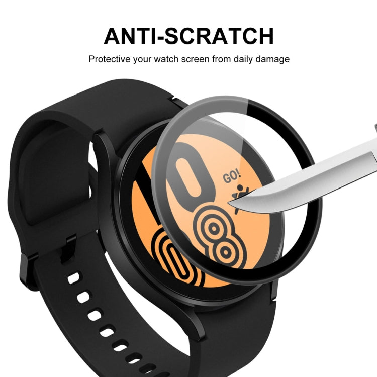 1 PCS For Samsung Galaxy Watch4 44mm ENKAY Hat-Prince 3D Full Coverage Soft PC Edge + PMMA HD Screen Protector Film by ENKAY