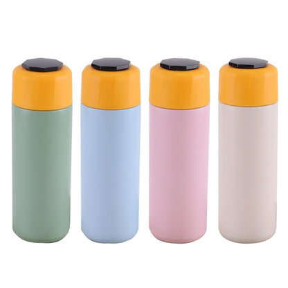 JUNSUNMAY 420ml Vacuum Insulated Water Bottle with LED Temperature Display(Beige) by JUNSUNMAY