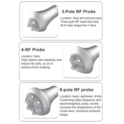 6 In 1 80K Ultrasonic Cavitation Vacuum Radio Frequency Lipo Laser Slimming Machine US Plug(Pink Edge) by bashfashion