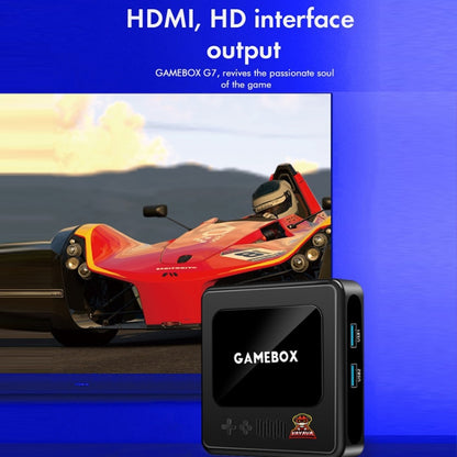 GD10 256G Built-In 60000+ Games Dual System Set-Top Box 3D Home 4K HD TV Game Console Box UK Plug(Black) by ANBERNIC