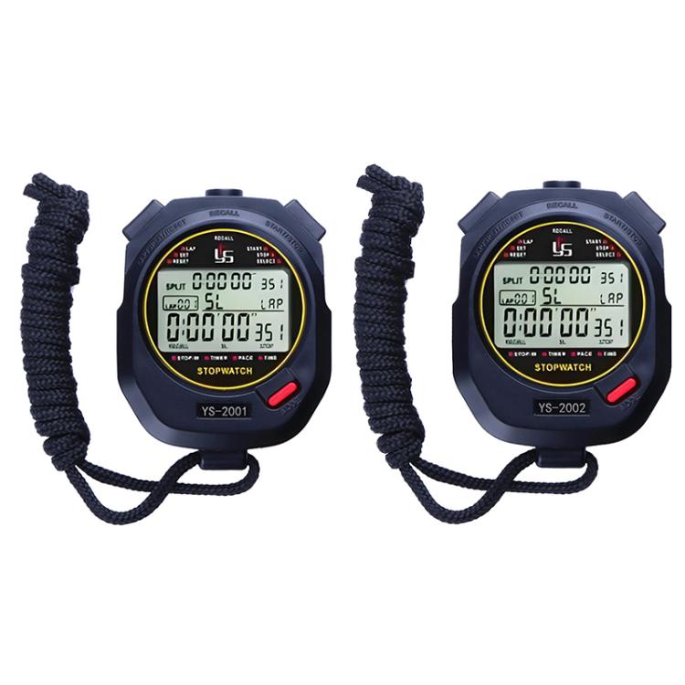 YS Millisecond Stopwatch Timer Running Training Referee Stopwatch, Style: YS2002 200 Memory by bashfashion
