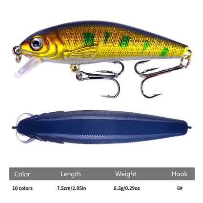 HENGJIA MI158 Floating Mino Bionic Lures, Color: 1 by HENGJIA
