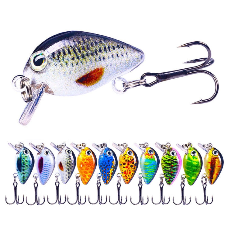 HENGJIA 2.5cm 1.5g Floating Water Little Fat Micro-Object Mini 3D Printing Luya Bait(3) by HENGJIA