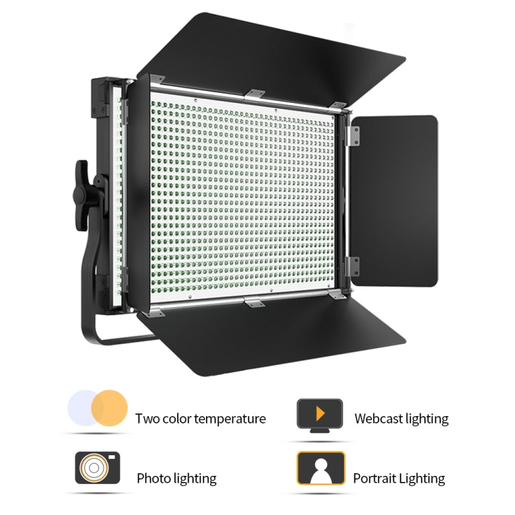 Pixel P45pro High Bright Dual Color Temperature Fill Light 120W Normal Bright Studio Camera Soft Light(A Set With AU Plug Adaptor) by Pixel