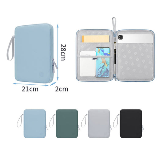 BUBM For IPad PU Leather Tablet PC Case With Carrying Strap, Size: 10.9 inches(Black) by BUBM