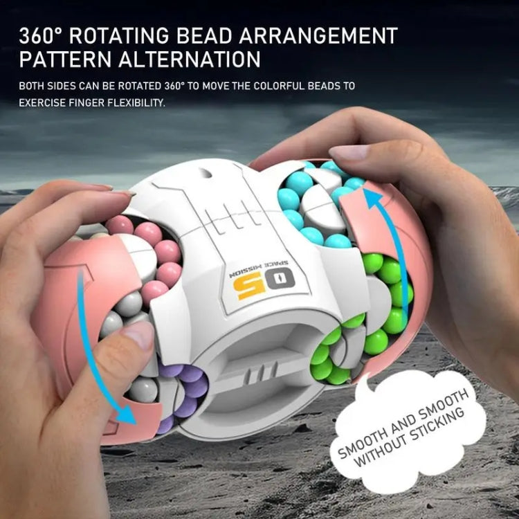 2-In-1 Rotating Magic Beans Fidget Toy Interactive Puzzle Games For Kids(Blue) by bashfashion