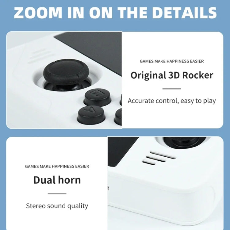 POWKIDDY RGB30 4 Inch IPS Screen Handheld Game Console Built In WIFI＋Bluetooth 16GB+64GB(White) by POWKIDDY