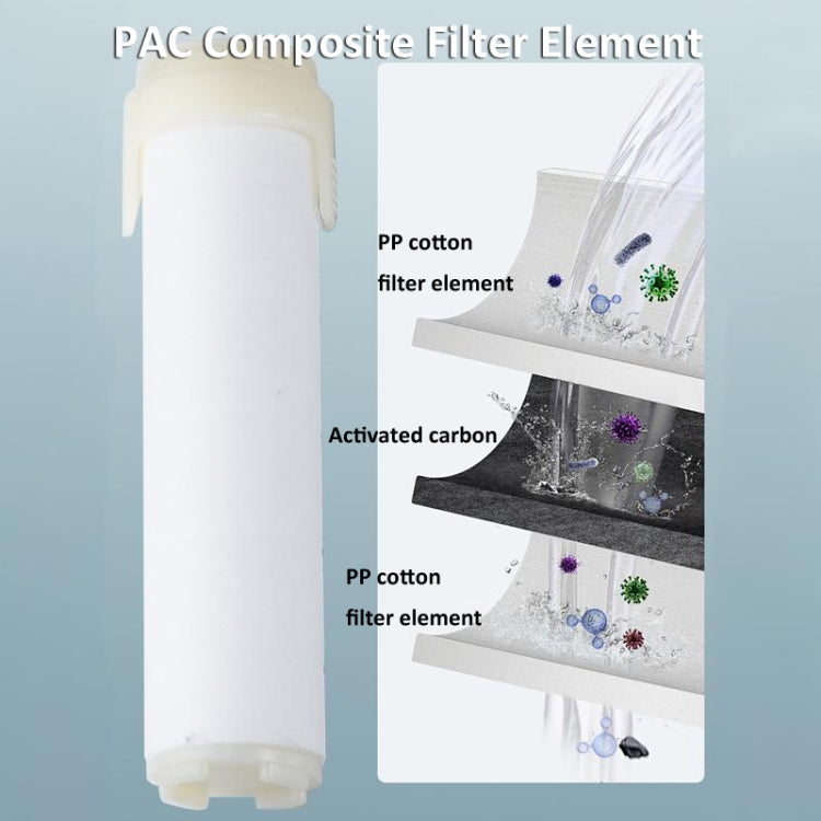 High-Pressure Handheld Shower Head With 5 Spray Modes Filtered Showerhead, Spec: Kit Silver by bashfashion