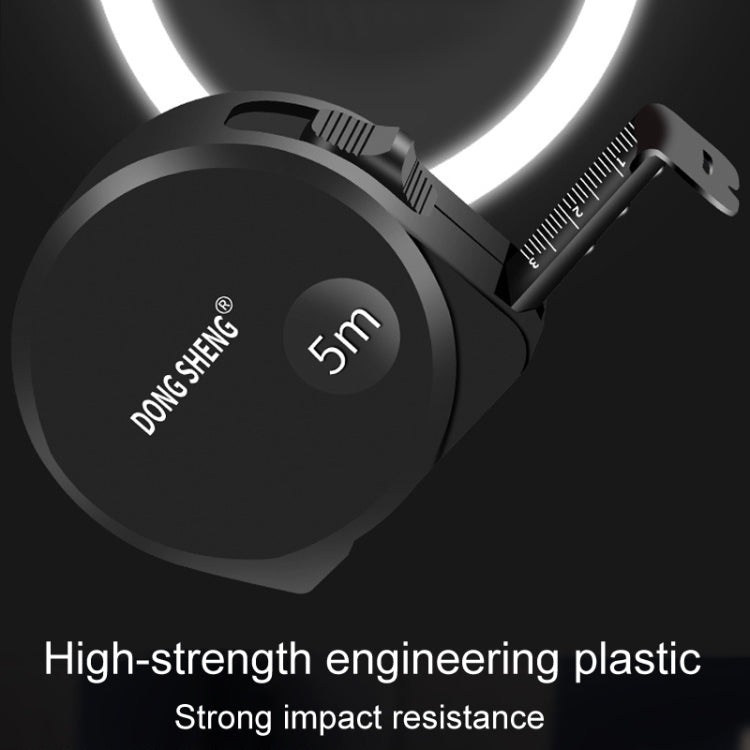 DONG GSHENG High Precision Home Use Steel Utility Scale Thickened Measuring Tape, Model: Blue Shell White Frosted 5m x 19mm by DONG GSHENG