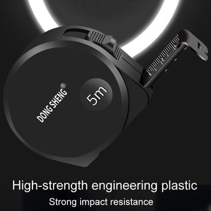 DONG GSHENG High Precision Home Use Steel Utility Scale Thickened Measuring Tape, Model: Blue Shell White Frosted 5m x 19mm by DONG GSHENG