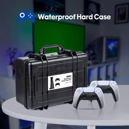 For PS5 DEVASO Game Console Storage Box Hard-shell Waterproof Handheld Case by DEVASO