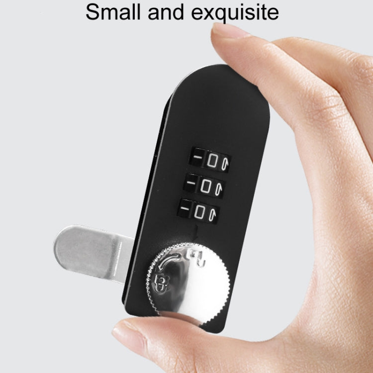 Home Drawer Locker Mechanical Dial And Quarter Turn Combination Lock, Style: Left Turn by bashfashion