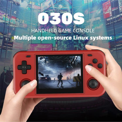O30S 3.5-inch IPS Screen Open Source Handheld Game Console Linux System, Memory: 128G(Red) by bashfashion